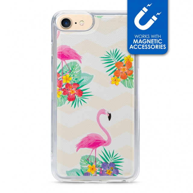 My Style Magneta Case For Apple Iphone 6 Plus/6S Plus/7 Plus/8 Plus Flamingo