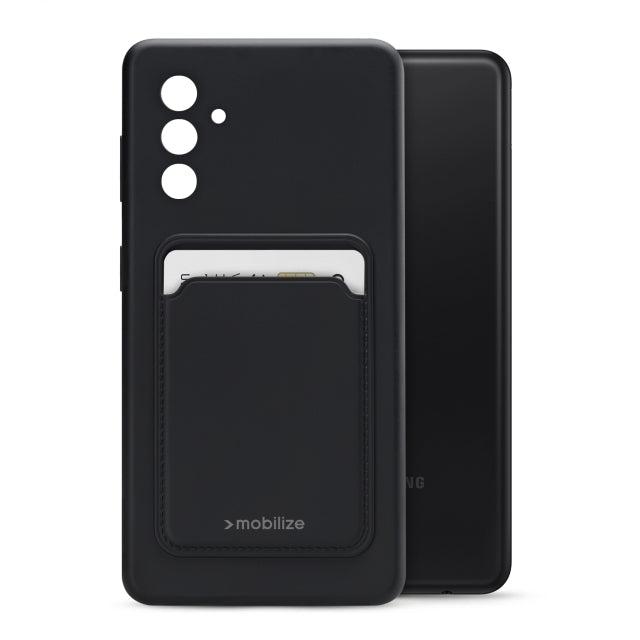 Mobilize Rubber Gelly Card Case Samsung Galaxy A04S/A13 5G Matt Black