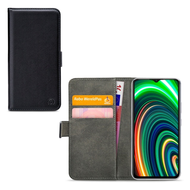 Mobilize Classic Gelly Wallet Book Case Realme C25Y Black