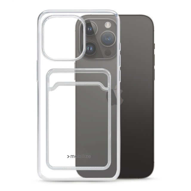 Mobilize Gelly Card Case Apple Iphone 14 Pro Max Clear