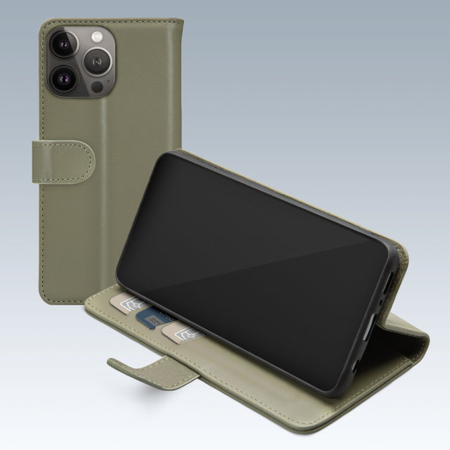 Mobilize Premium Gelly Wallet Book Case Apple Iphone 13 Pro Green