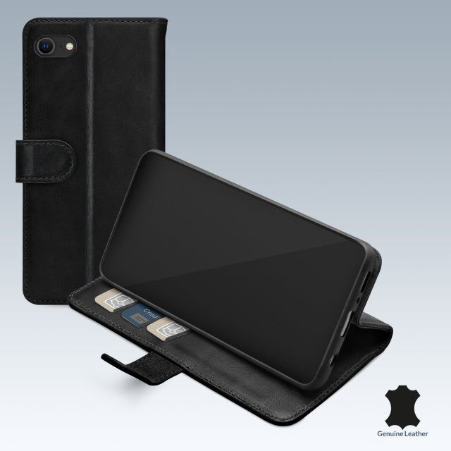 Mobilize Leather Wallet Apple Iphone 6/6S/7/8/Se (2020/2022) Black