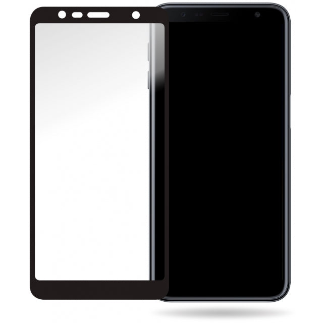 Mobilize Glass Screen Protector - Black Frame - Samsung Galaxy J6+