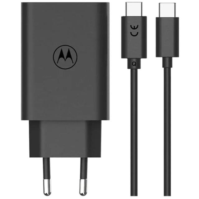 Motorola Turbopower Usb-C Wall Charger Incl. Usb-C Cable 68W Black