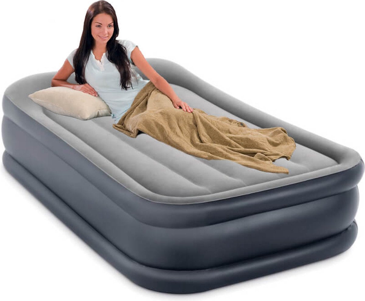 Repose-Oreiller Intex Deluxe - Matelas pneumatique - 1 personne - 191 x 99 x 42 cm - Modèle 2017