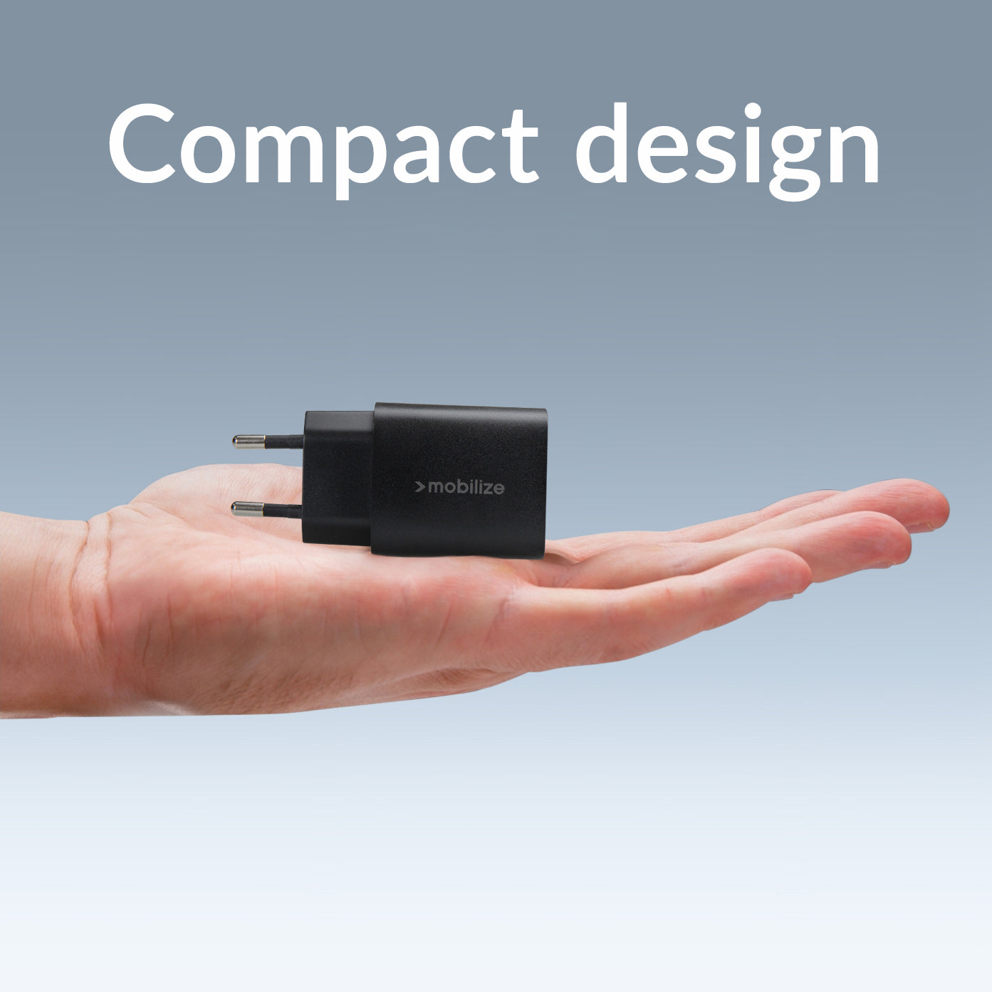 Mobilize Bulk Mobilize Wall Charger Usb-C + Usb 25W With Pd/Pps Black (Bulk)