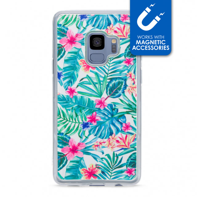 My Style Magneta Case For Samsung Galaxy S9 White Jungle