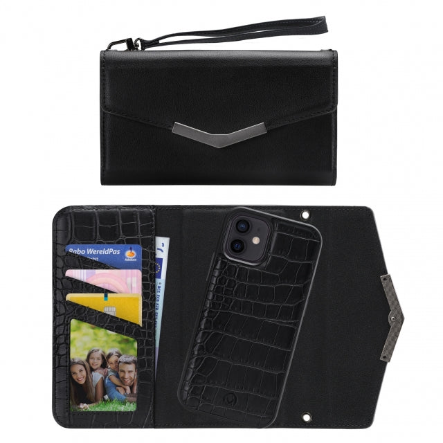 Mobilize 2In1 Elegant Magnet Clutch Apple Iphone 12/12 Pro Black Croco