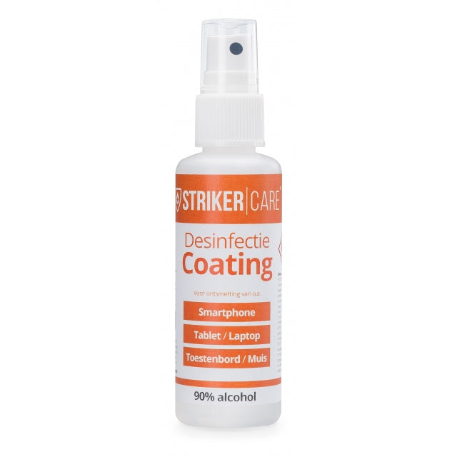 Striker Desinfectie Coating Voor O.a. Smartphone, Tablet, Laptop, Toetsenbord 50Ml (>90Pct Alcohol)