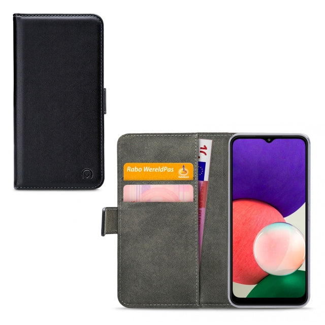 Mobilize Classic Gelly Wallet Book Case Samsung Galaxy A22 5G Black