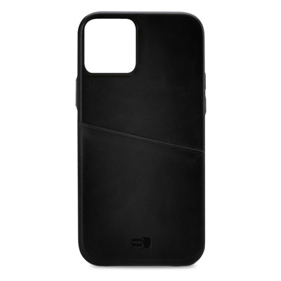 Senza Pure Leather Cover With Card Slot Apple Iphone 13 Mini Deep Black