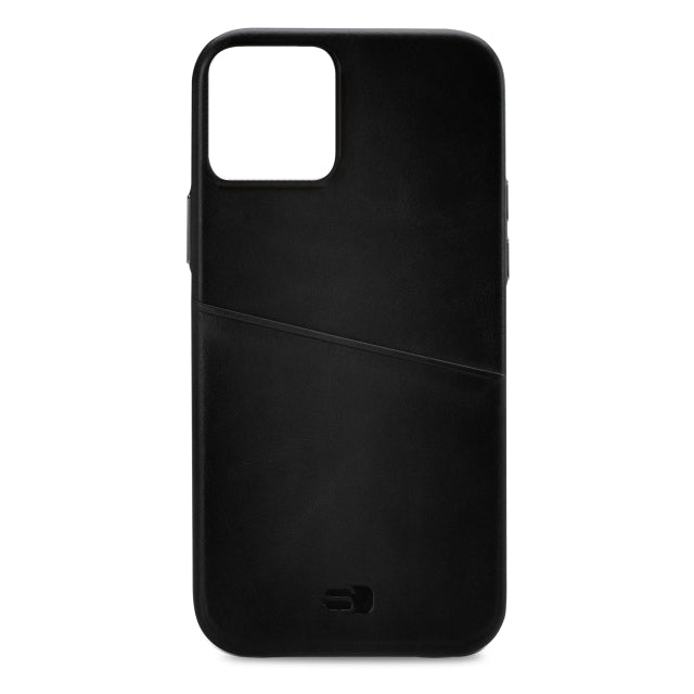 Senza Pure Leather Cover With Card Slot Apple Iphone 13 Deep Black