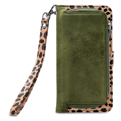 Mobilize 2In1 Magnet Zipper Case Samsung Galaxy A33 5G Olive/Leopard