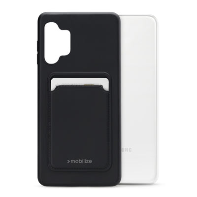 Mobilize Rubber Gelly Card Case Samsung Galaxy A13 4G Matt Black