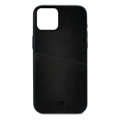 Senza Pure Leather Cover With Card Slot Apple Iphone 14 Deep Black