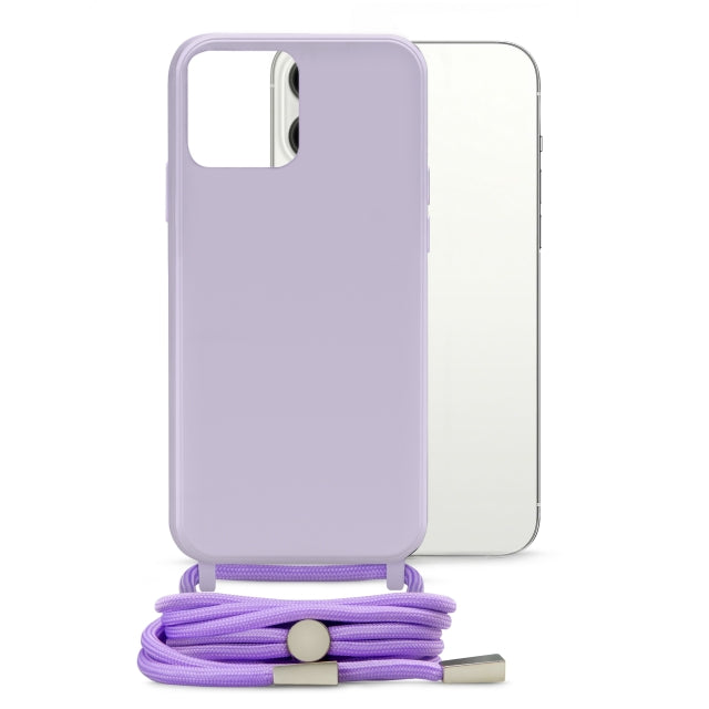 Mobilize Lanyard Gelly Case For Apple Iphone 13 Pro Max Pastel Purple
