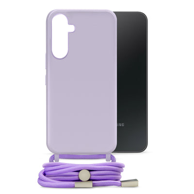 Mobilize Lanyard Gelly Case For Samsung Galaxy A34 5G Pastel Purple