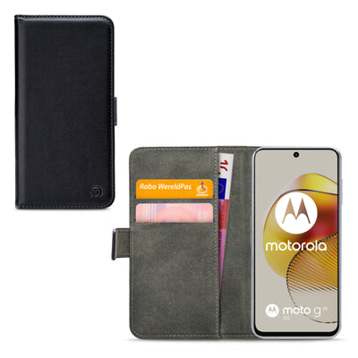 Mobilize Classic Gelly Wallet Book Case Motorola Moto G73 5G Black