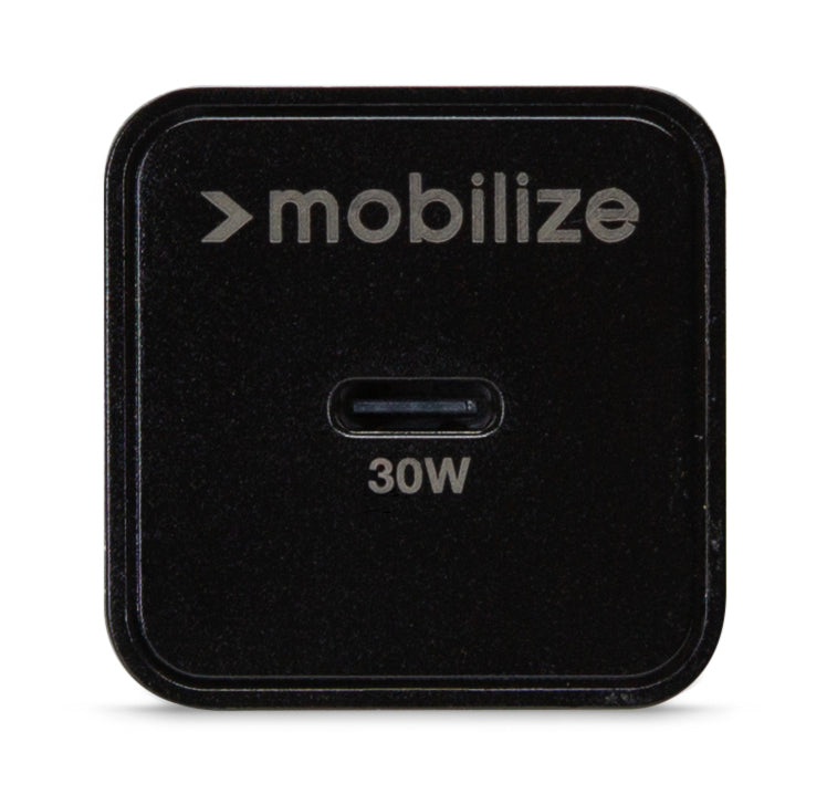 Mobilize Wall Charger Usb-C Gan 30W With Pd/Pps Black