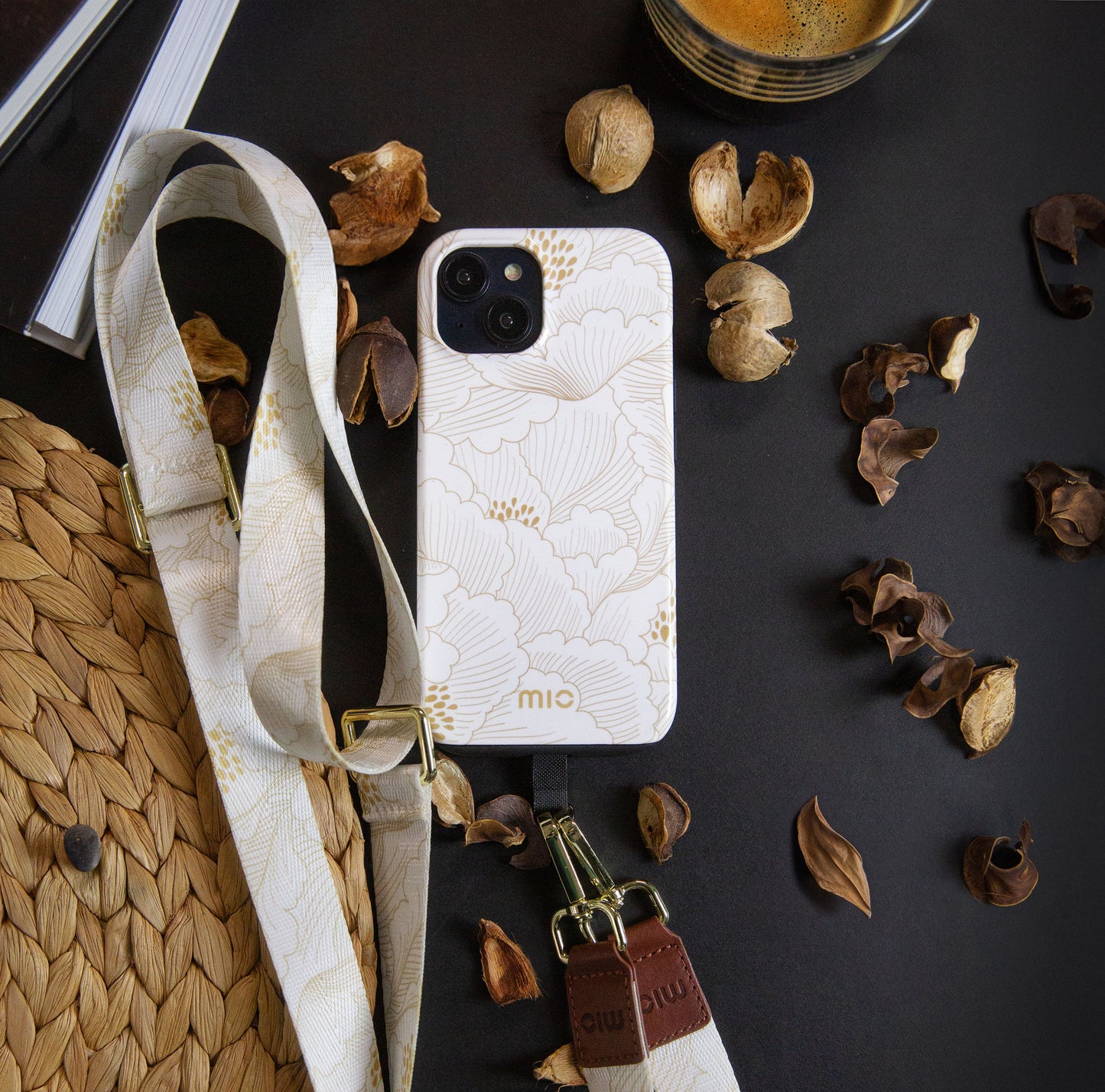 Mio By Mobilize Mio White Roses Magsafe Compatible For Samsung A55 5G