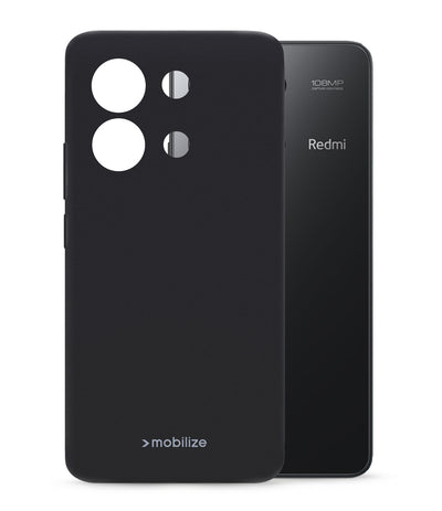 Mobilize Rubber Gelly Case Xiaomi Redmi Note 13 4G Matt Black