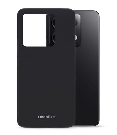 Mobilize Rubber Gelly Case Xiaomi Poco X6 5G/Redmi Note 13 Pro 5G Matt Black