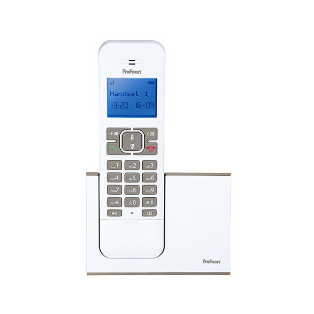 Profoon Pdx-8400 Profoon Dect Telefoon White/Taupe