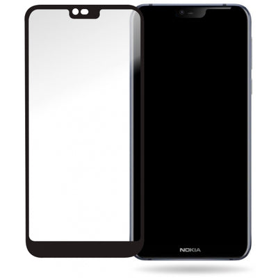 Mobilize Glass Screen Protector - Black Frame - Nokia 7.1