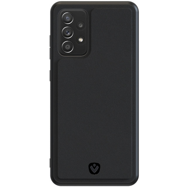Valenta Leather Back Cover Snap Samsung Galaxy A52/A52 5G/A52S 5G Black