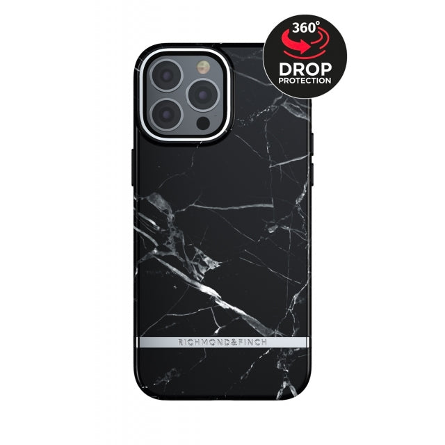 Richmond & Finch Freedom Series One-Piece Apple Iphone 13 Pro Max Black Marble