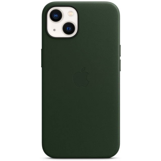 Apple Mm173Zm/A Apple Leather Case With Magsafe Iphone 13 Sequoia Green