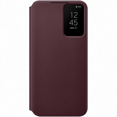 Samsung Ef-Zs906Ceegee Samsung Smart Clear View Cover Galaxy S22+ 5G Burgundy