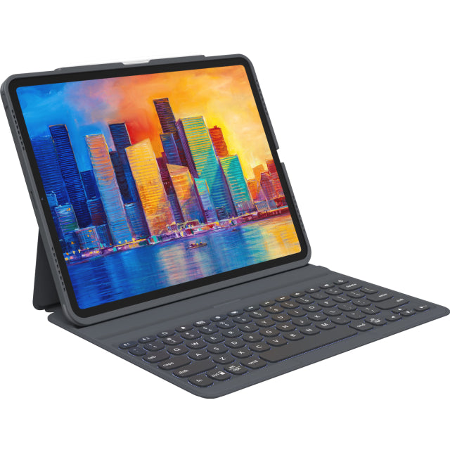 Zagg Pro Keys Bluetooth Keyboard Case For Apple Ipad 10.2 (2019/2020/2021) Qwerty Black