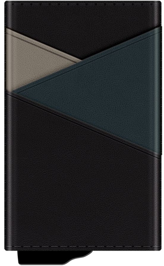 Valenta Card Case Plus Wallet Snap 2-In-1 Black