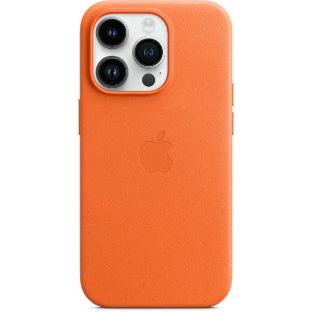 Apple Mppr3Zm/A Apple Leather Case With Magsafe Iphone 14 Pro Max Orange