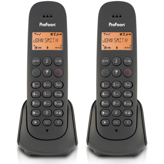 Profoon Pdx620 Profoon Duo Dect Telefoon Antraciet