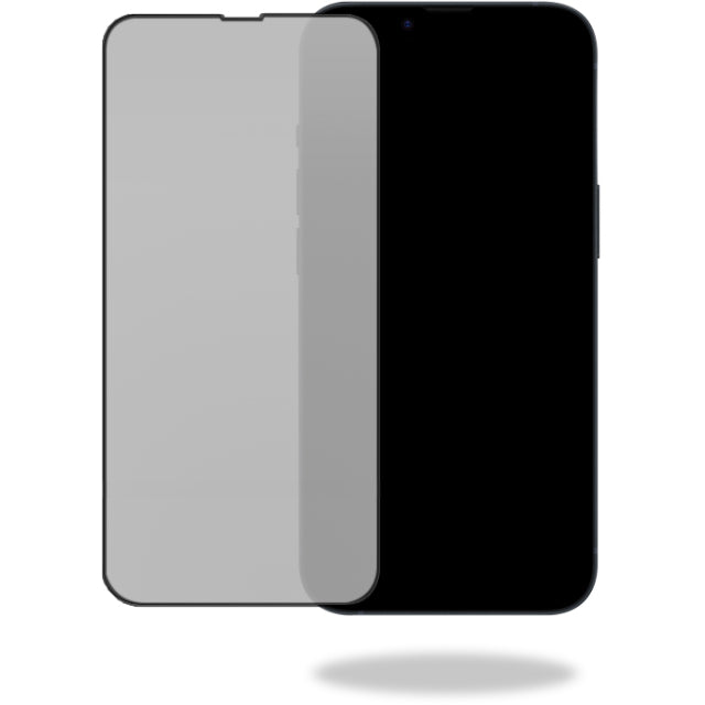 Mobilize Privacy Glass Screen Protector - Black Frame - For Apple Iphone 15 Pro