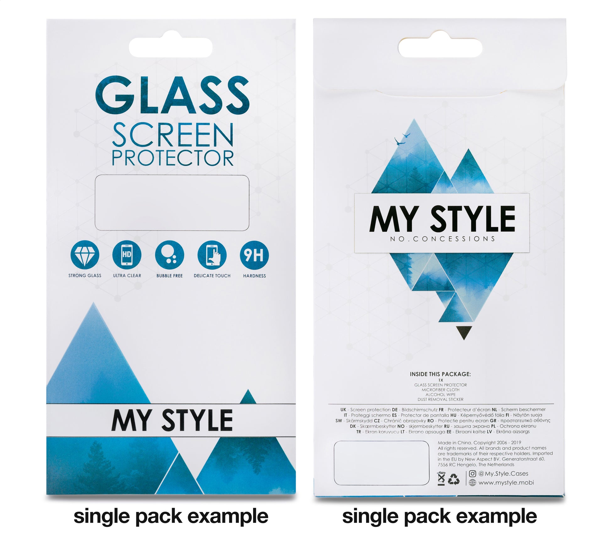 My Style Tempered Glass Screen Protector For Samsung Galaxy A55 5G Clear (10-Pack)