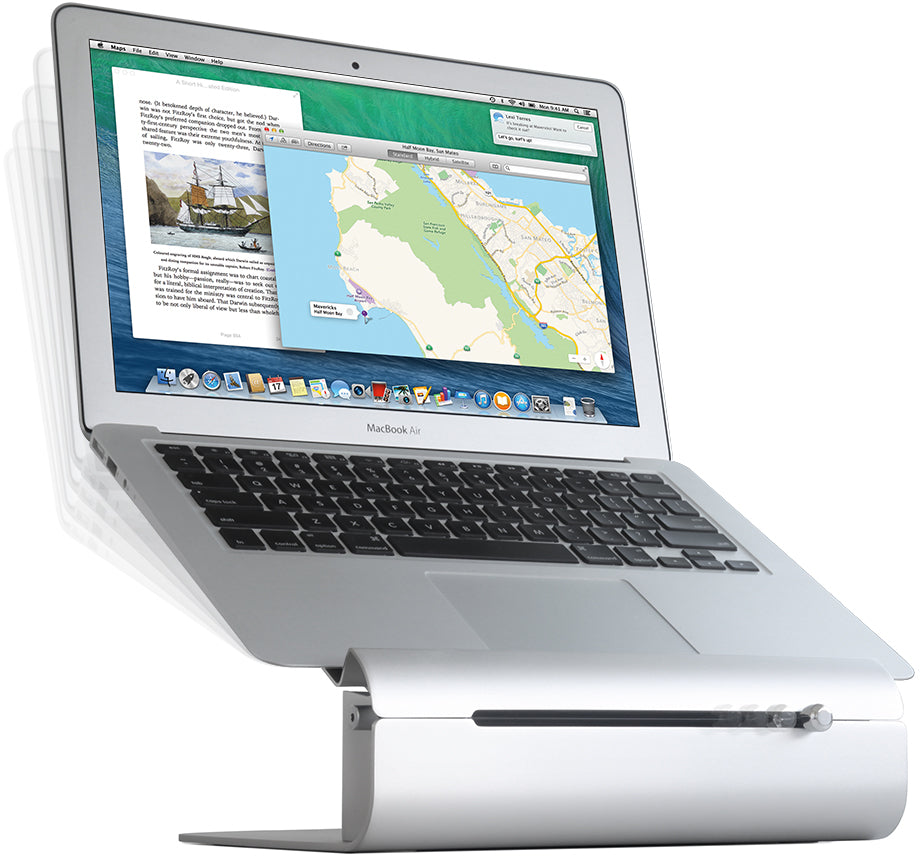 Rain Design Ilevel2 Adjustable Laptop Stand Space Grey