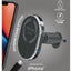 Celly Ghostsupermag Magsafe Wireless Car Charger Holder Black