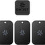 Celly Ghostfix Universal Magnetic Car Holder + 3 Metal Plates Xl Black