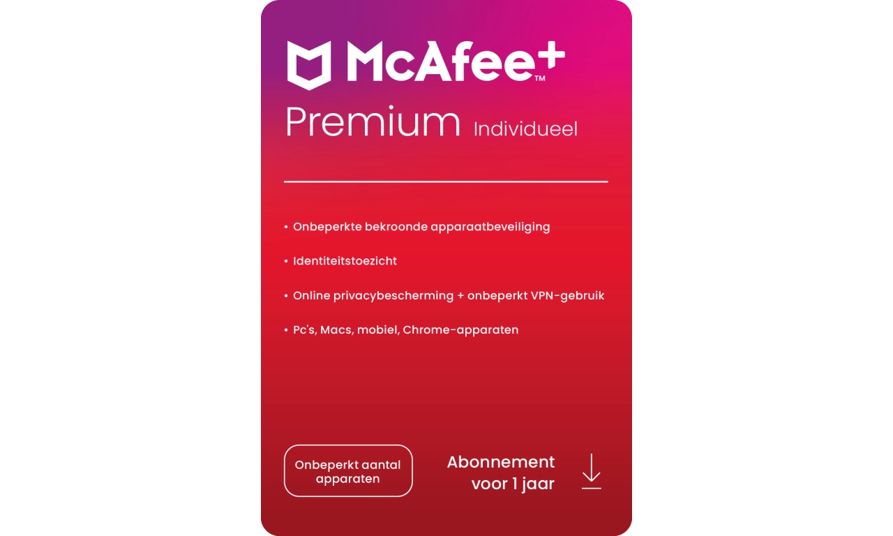 McAfee+ Premium Individual - Onbeperkt Apparaten