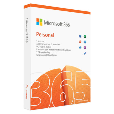 Microsoft 365 Personal - 1 Gebruiker 1 Jaar - Inclusief updates