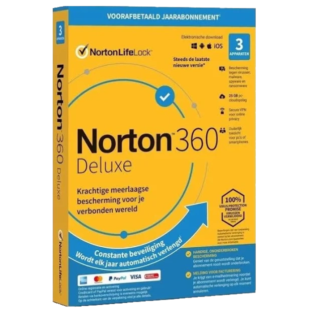 Norton 360 Deluxe (S) - 3 Apparaten