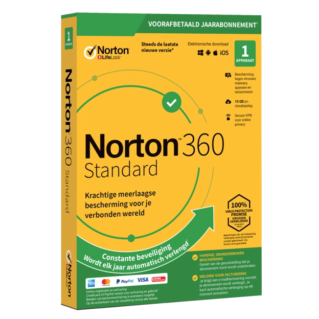 Norton 360 Standard (S) - 1 Apparaat